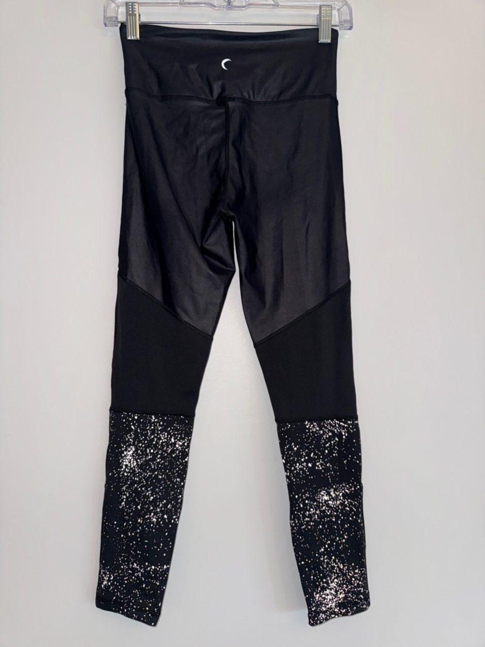 Zyia Active Black Reflective Metallic Light N Tight High Rise Leggings 4 - Picture 8 of 12